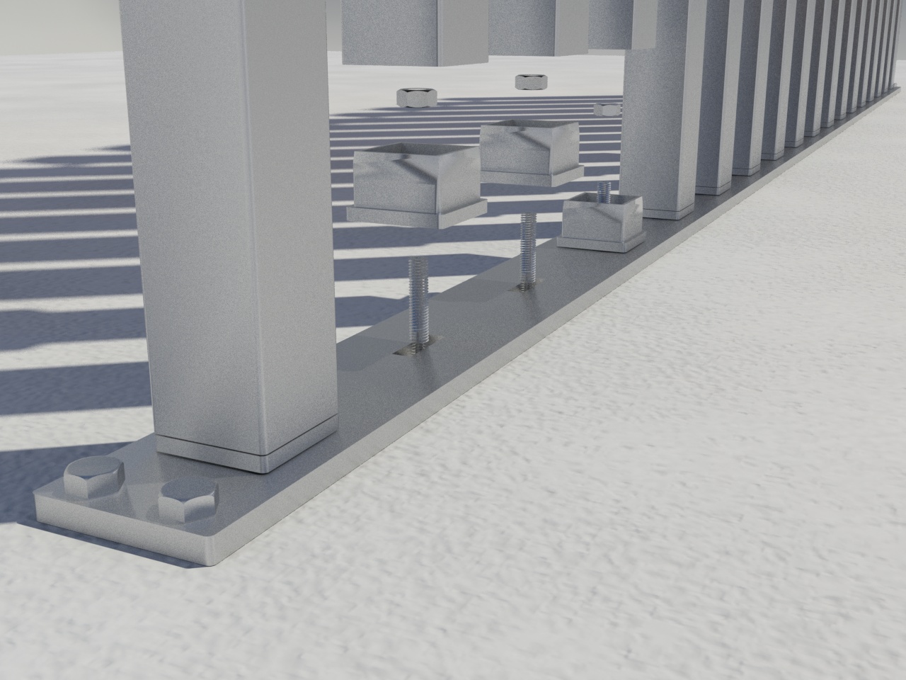 Esploso sistema di regolazione